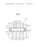 Semiconductor device having gate electrode including contact portion on element isolation region diagram and image