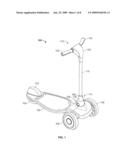 Folding scooter diagram and image