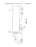 Adjusting device, air deflecting system, control member and device enabling aerodynamic resistance of a semi-trailer to be reduced diagram and image