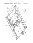 Adjusting device, air deflecting system, control member and device enabling aerodynamic resistance of a semi-trailer to be reduced diagram and image