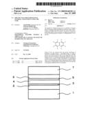 ORGANIC ELECTROLUMINESCENCE MATERIAL AND ELEMENT USING THE SAME diagram and image