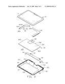 FRAME FOR FLAT PANEL DISPLAY diagram and image