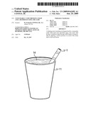 CONSUMABLE CANDY DRINKING STRAW AND A METHOD OF USING THE SAME diagram and image
