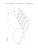 STRIPED ADHESIVE CONSTRUCTION AND METHOD AND DIE FOR MAKING SAME diagram and image