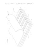 STRIPED ADHESIVE CONSTRUCTION AND METHOD AND DIE FOR MAKING SAME diagram and image