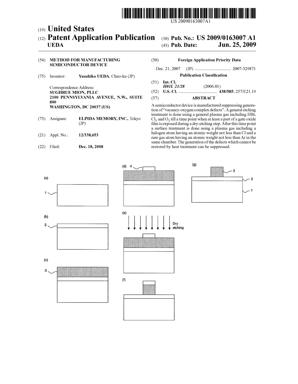 METHOD FOR MANUFACTURING SEMICONDUCTOR DEVICE - diagram, schematic, and image 01