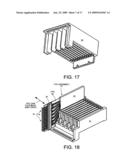 Connector having both press-fit pins and high-speed conductive resilient surface contact elements diagram and image