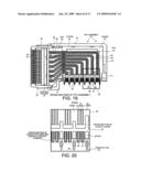 Connector having both press-fit pins and high-speed conductive resilient surface contact elements diagram and image