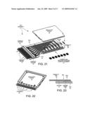 Connector having both press-fit pins and high-speed conductive resilient surface contact elements diagram and image