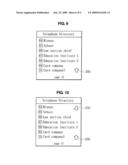 SCROLLING METHOD AND MOBILE COMMUNICATION TERMINAL USING THE SAME diagram and image