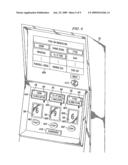 SYSTEM AND METHOD FOR SLOT MACHINE GAME ASSOCIATED WITH MARKET LINE WAGERS diagram and image