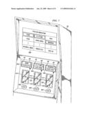 SYSTEM AND METHOD FOR SLOT MACHINE GAME ASSOCIATED WITH MARKET LINE WAGERS diagram and image