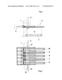 Holding device for machines, particularly contour-cutting diagram and image