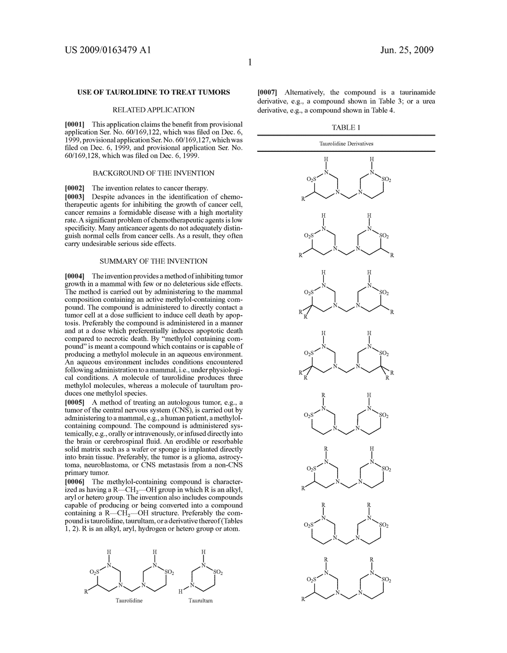 USE OF TAUROLIDINE TO TREAT TUMORS - diagram, schematic, and image 08