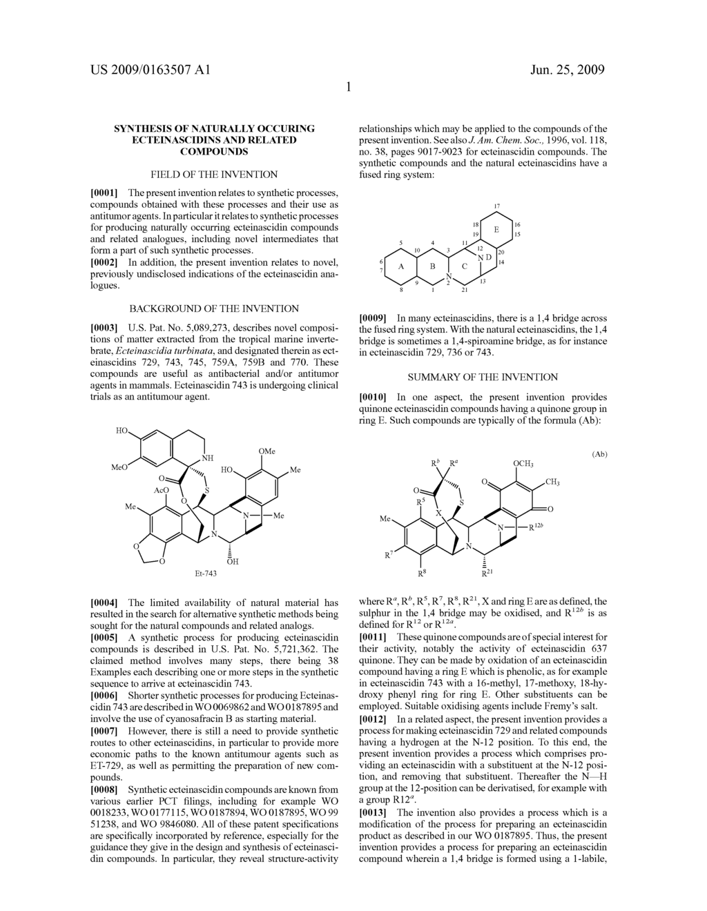 SYNTHESIS OF NATURALLY OCCURING ECTEINASCIDINS AND RELATED COMPOUNDS - diagram, schematic, and image 02