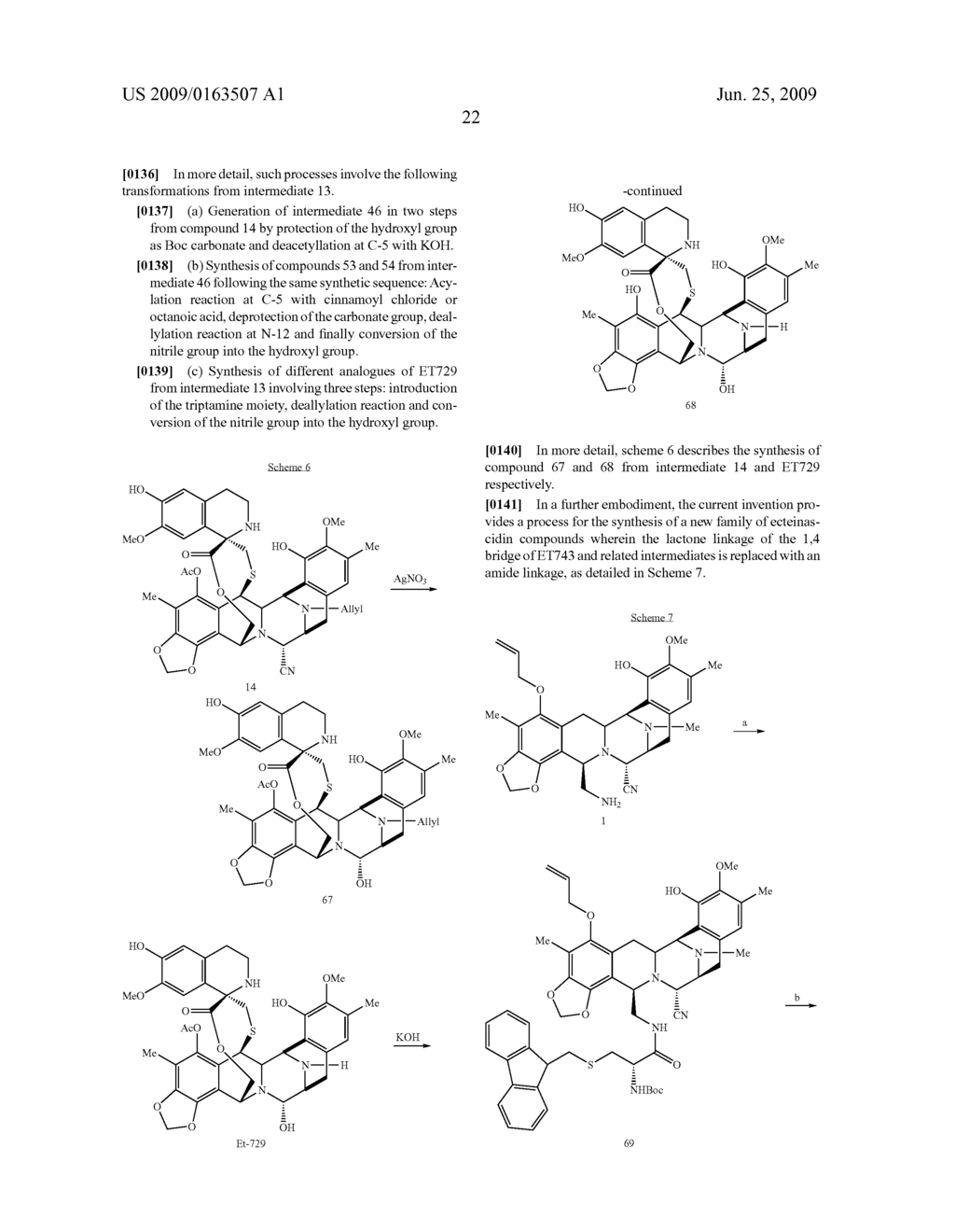 SYNTHESIS OF NATURALLY OCCURING ECTEINASCIDINS AND RELATED COMPOUNDS - diagram, schematic, and image 23