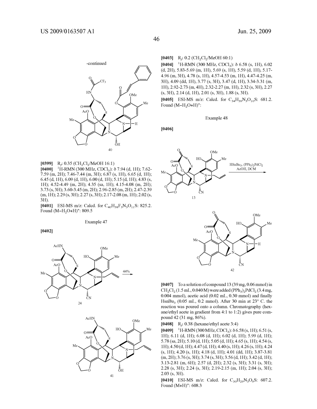 SYNTHESIS OF NATURALLY OCCURING ECTEINASCIDINS AND RELATED COMPOUNDS - diagram, schematic, and image 47