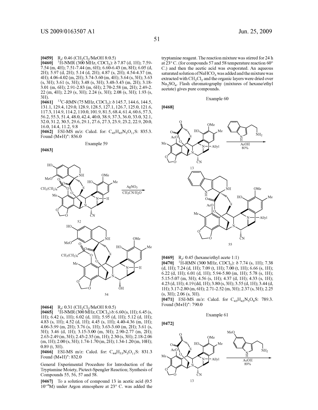 SYNTHESIS OF NATURALLY OCCURING ECTEINASCIDINS AND RELATED COMPOUNDS - diagram, schematic, and image 52