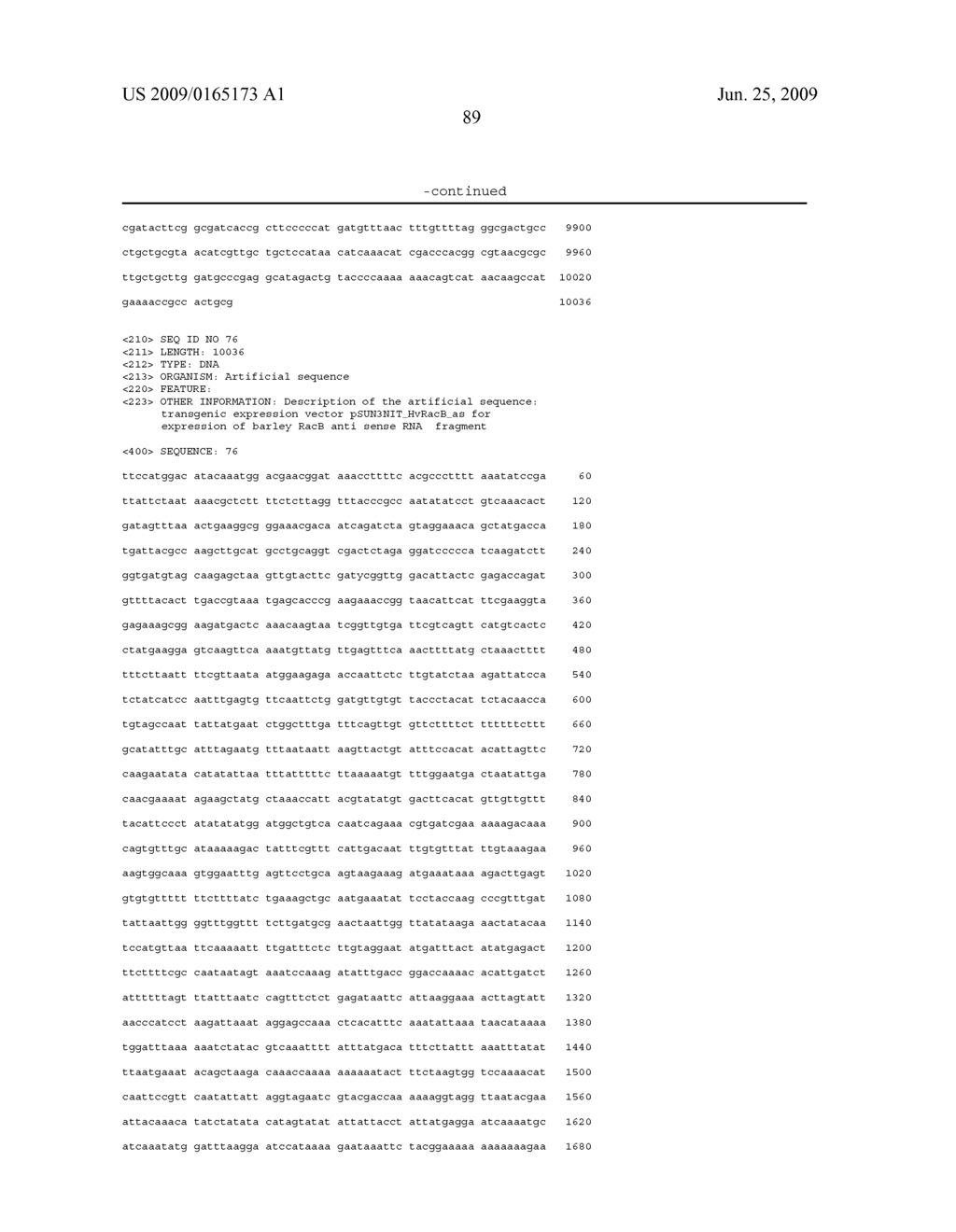 NOVEL NUCLEIC ACID SEQUENCES AND THEIR USE IN METHODS FOR ACHIEVING PATHOGEN RESISTANCE IN PLANTS - diagram, schematic, and image 97