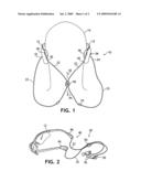 Device for use with an eye protector diagram and image