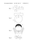 METHOD AND DEVICE FOR SEPARATING A STRUCTURE diagram and image