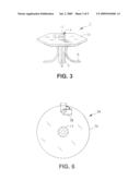 TABLE WITH STOWAWAY UMBRELLA diagram and image