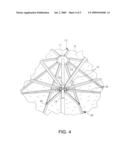 TABLE WITH STOWAWAY UMBRELLA diagram and image