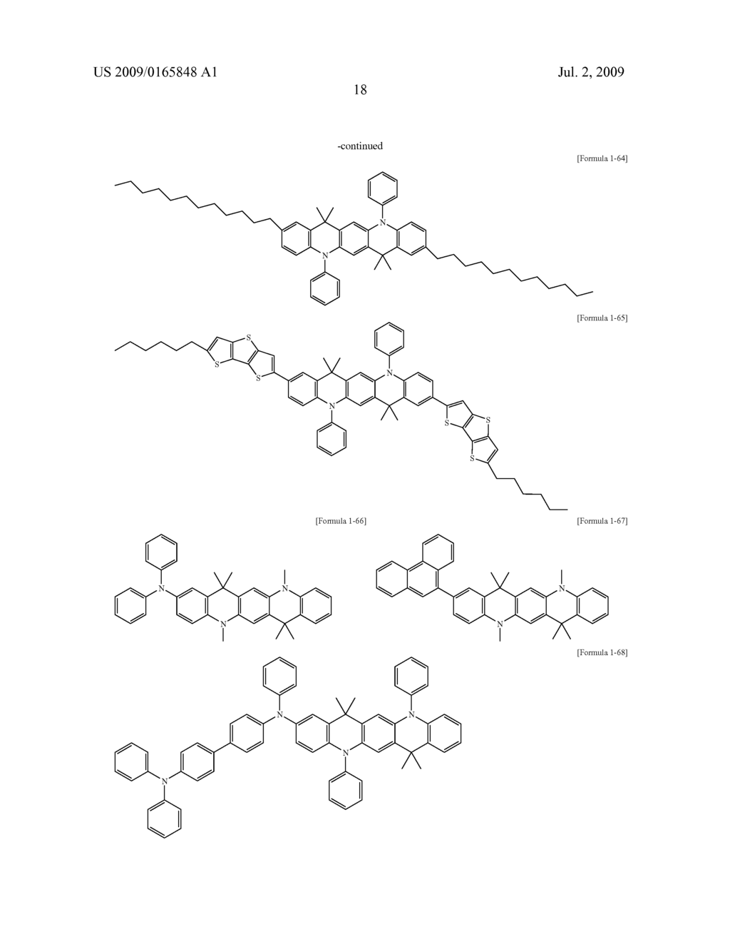 Quinacridine Derivatives and Organic Electronic Devices Using the Same - diagram, schematic, and image 22