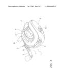 SPOOL BRAKE DEVICE OF DUAL-BEARING REEL diagram and image