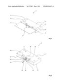 APPARATUS FOR THE PIVOTAL FASTENING OF AN ACTIVE SURFACE, IN PARTICULAR A SPOILER ON A WIND TUNNEL MODEL OF AN AIRCRAFT diagram and image