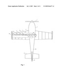Telescoping wing and airfoil control mechanism diagram and image