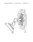 Suction cup mounting platform having flexible base diagram and image