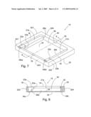 Protective cookbook stand diagram and image