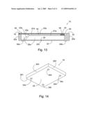 Protective cookbook stand diagram and image