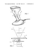 Imaging reader with enhanced light throughput diagram and image