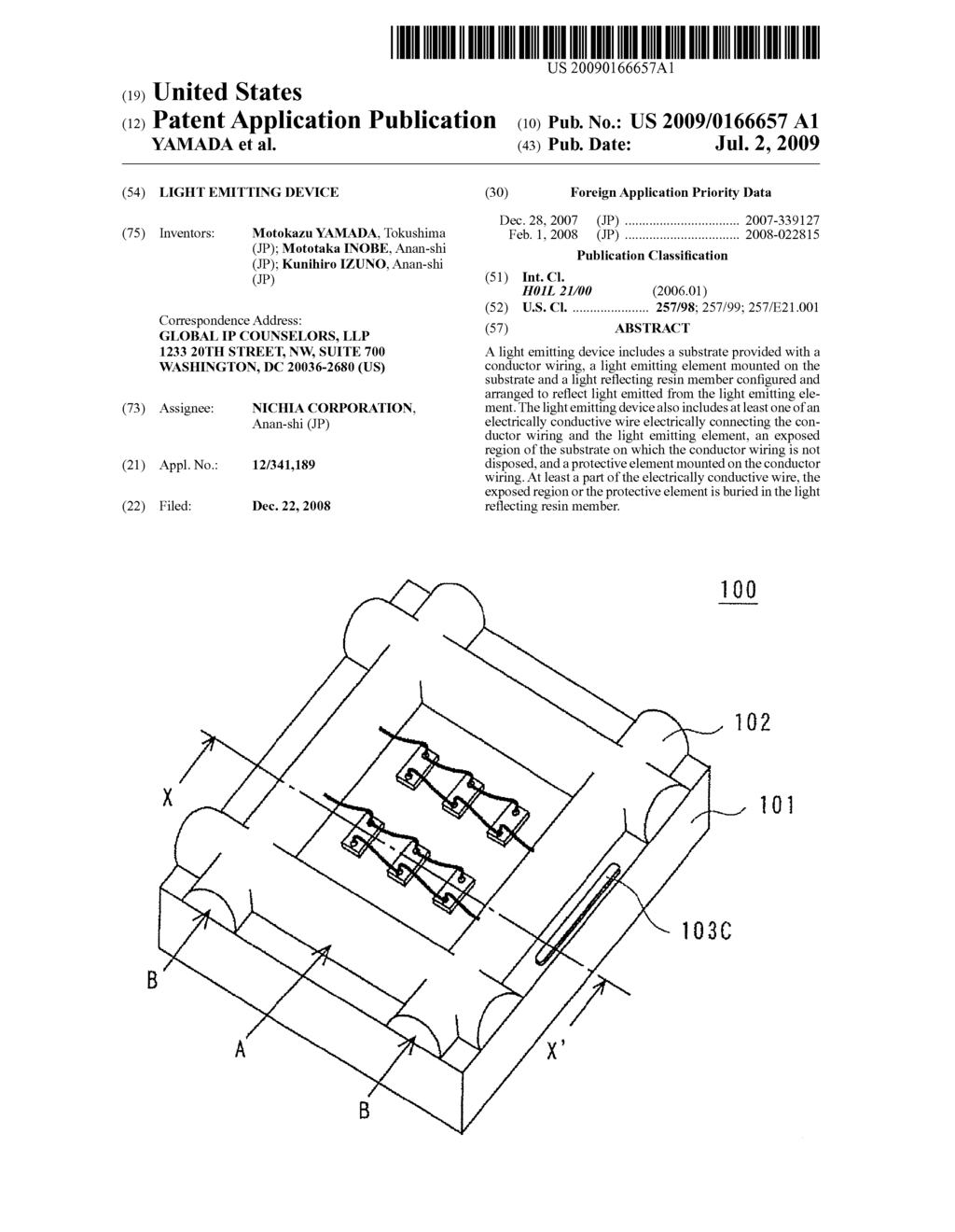 LIGHT EMITTING DEVICE - diagram, schematic, and image 01