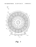 Stackable brushless DC motor diagram and image