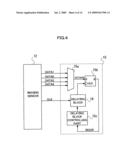 Data transfer device and electronic camera diagram and image