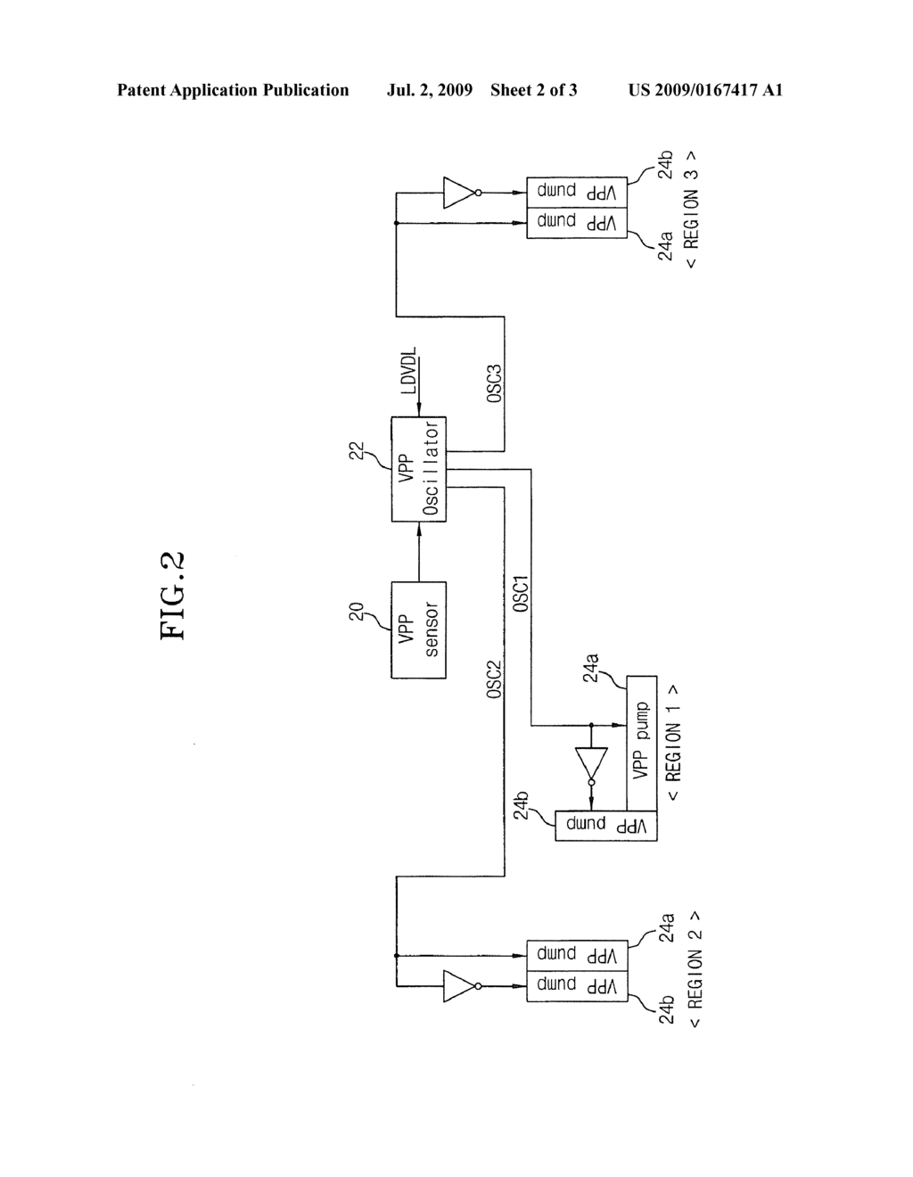 CHARGE PUMPING CIRCUIT WITH DECREASED CURRENT CONSUMPTION - diagram, schematic, and image 03