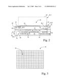 Imaging apparatus having an LCD document glass diagram and image