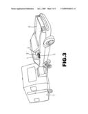 Auxiliary mirror assembly for sideview mirror of car diagram and image