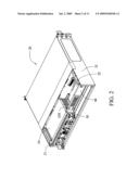 SERVER CHASSIS WITH ACCESS FLAP diagram and image