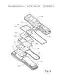 PORTABLE DATA TERMINAL INTERNAL SUPPORT STRUCTURE diagram and image