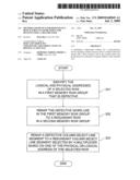 Method and device for redundancy replacement in semiconductor devices using a multiplexer diagram and image