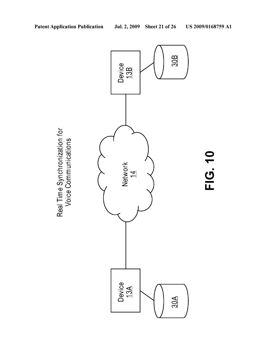METHOD AND APPARATUS FOR NEAR REAL-TIME SYNCHRONIZATION OF VOICE COMMUNICATIONS - diagram, schematic, and image 22