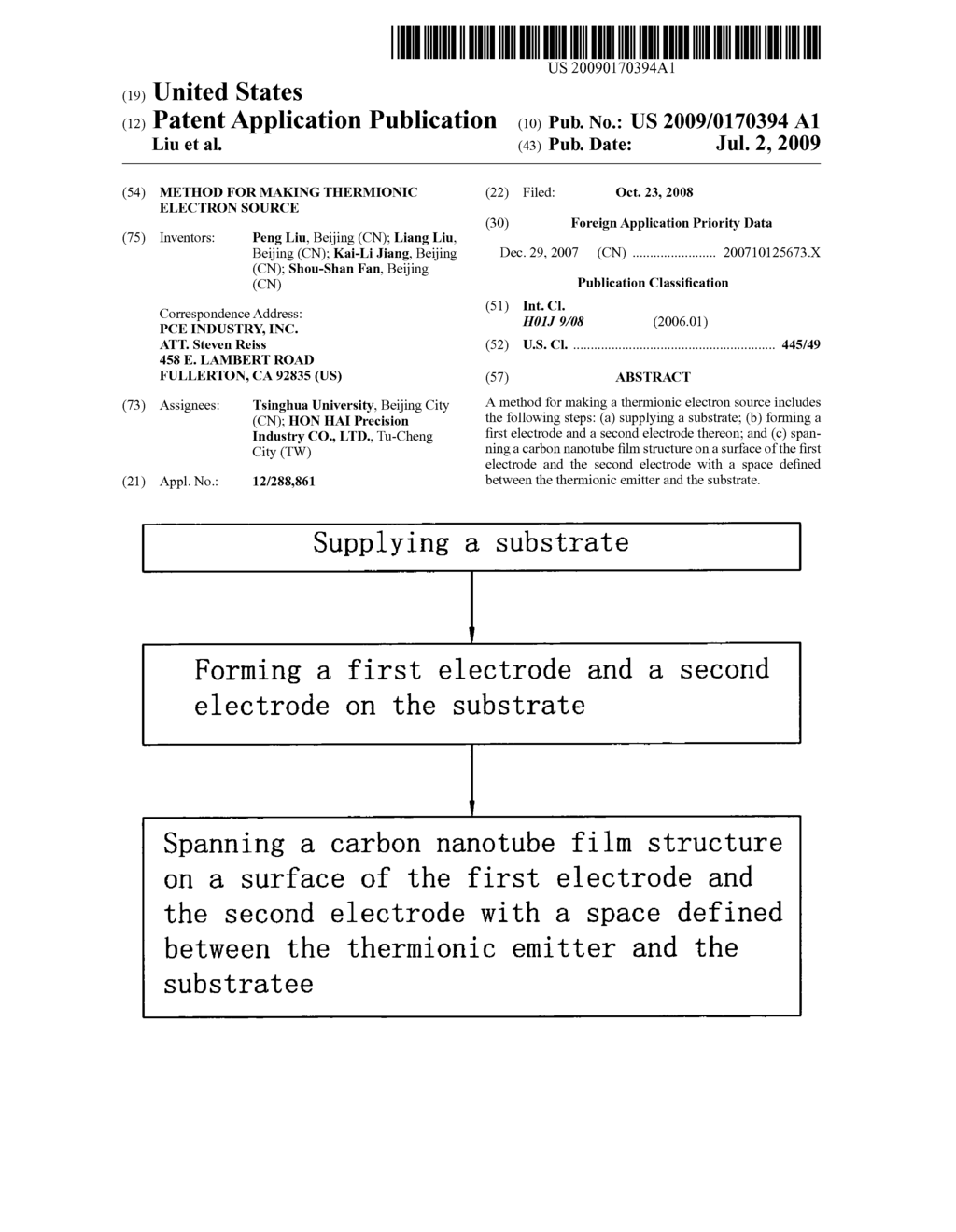 Method for making thermionic electron source - diagram, schematic, and image 01