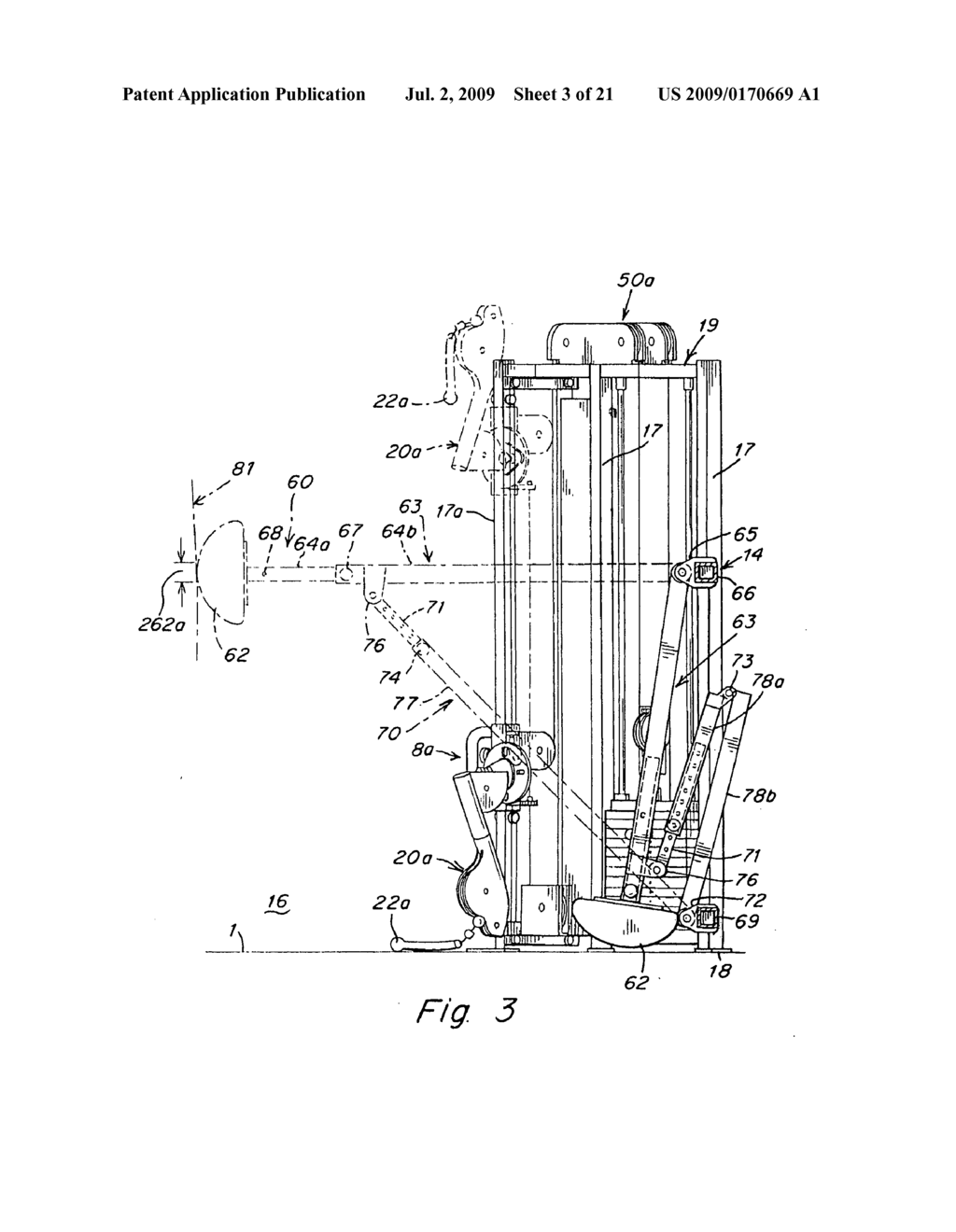 ADJUSTABLE ASSEMBLY FOR EXERCISE APPARATUS - diagram, schematic, and image 04