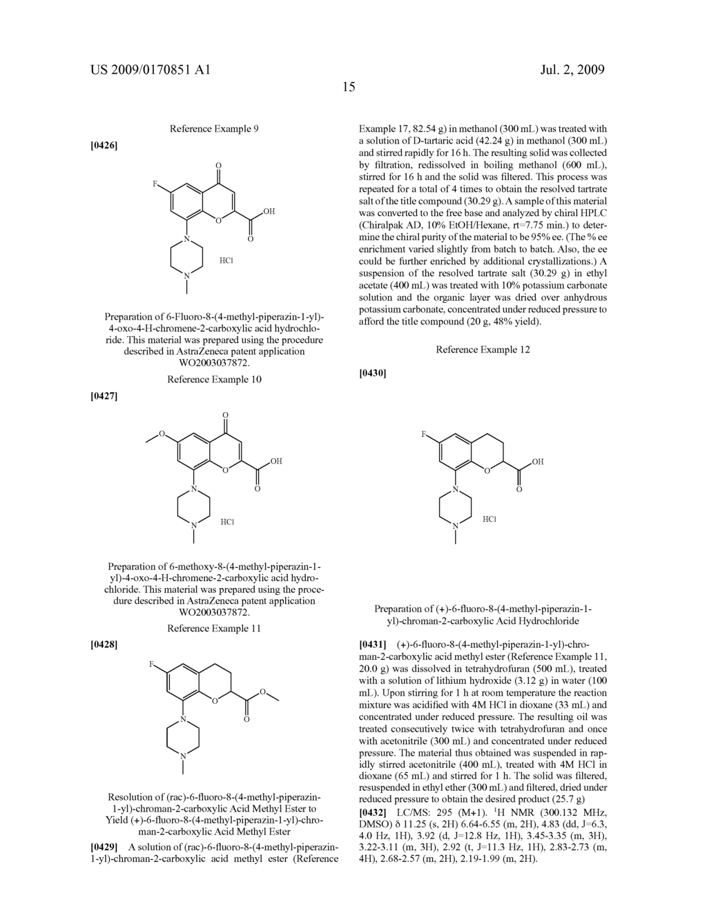 Chroman Compounds - diagram, schematic, and image 16
