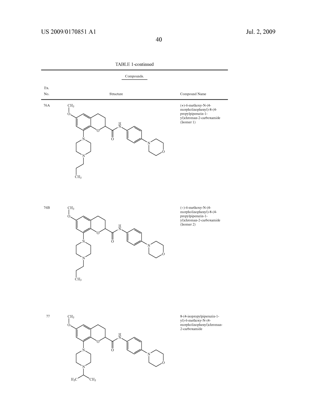 Chroman Compounds - diagram, schematic, and image 41