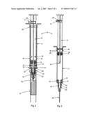 SINGLE USE SAFETY SYRINGE HAVING A RETRACTABLE NEEDLE diagram and image